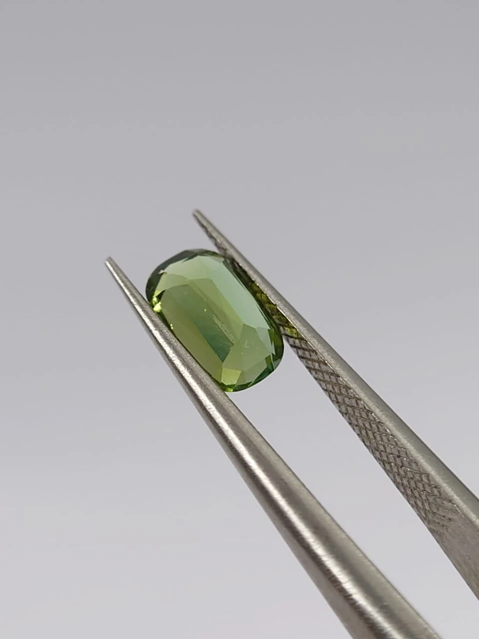 0.83ct Natural Light Green Tourmaline Long Cushion Cut Loose Gemstone from Afghanistan — view 2